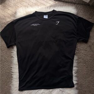 Gymshark Black Short Sleeve Performance Tee